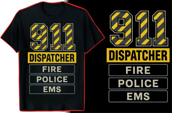 911 Dispatcher T-Shirt Graphic Art: A Designer's Guide