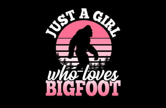 Bigfoot Graphic T-shirt PNG, Eps: A Designer's Primal Asset