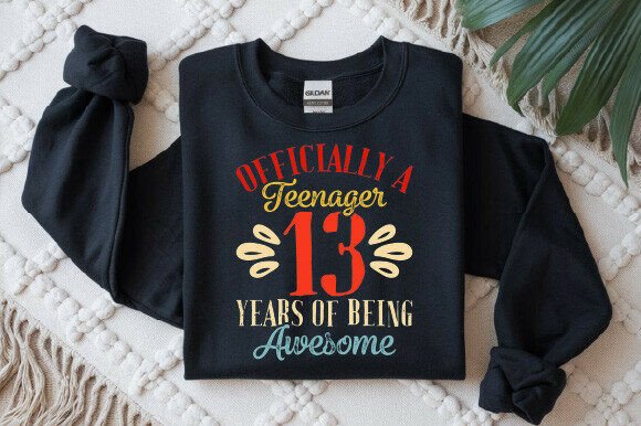 Celebrate the Teen Milestone: The Age 13 Birthday Graphic