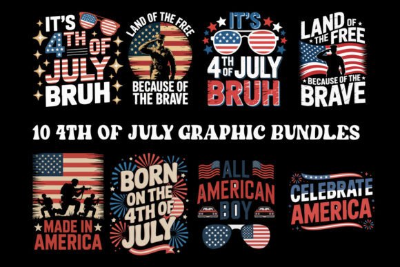 Celebrate with Style: 4th of July Graphic Bundles for Every Project