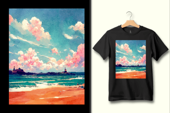 Cloudy Sea Beach PNG: Your New Go-To Design Asset