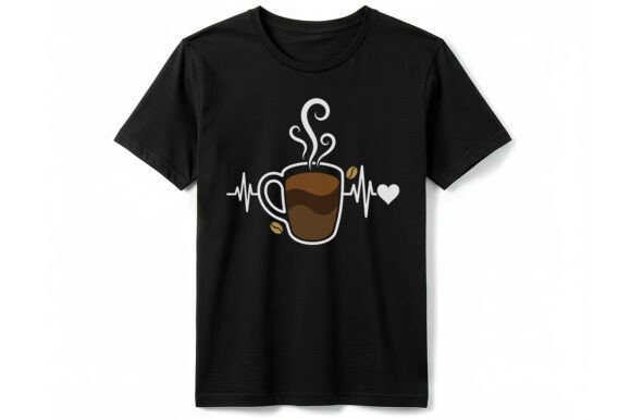 Coffee Heartbeat Pulse Graphic T-Shirt: Your New Favorite Tee