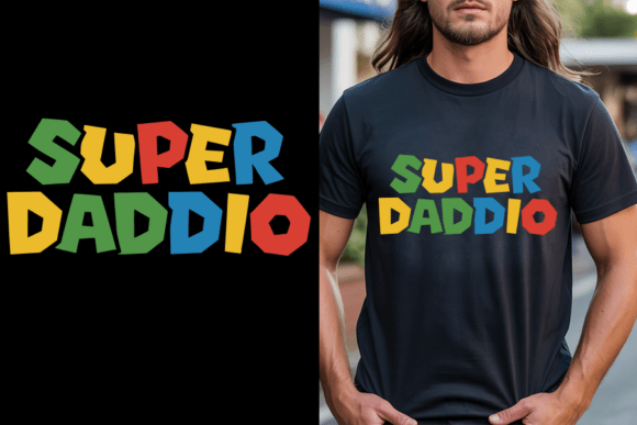 Super Daddio Graphic: A Pixel-Perfect Father's Day Tribute