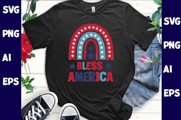 Women's Graphic Tee: Comfort Colors USA Design Files
